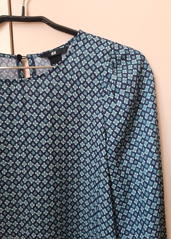 m Beden H&m Yazlık/Mevsimlik Uzun Kollu Desenli Bluz