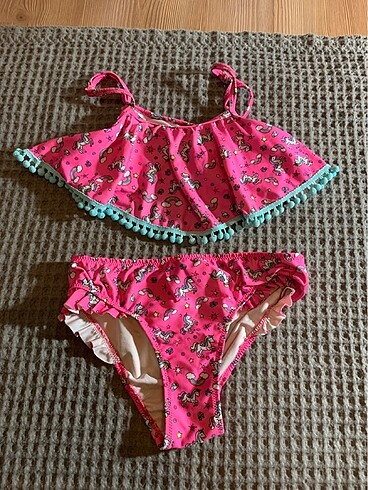 PENTI COCUK UNICORNLU BIKINI TAKIMI