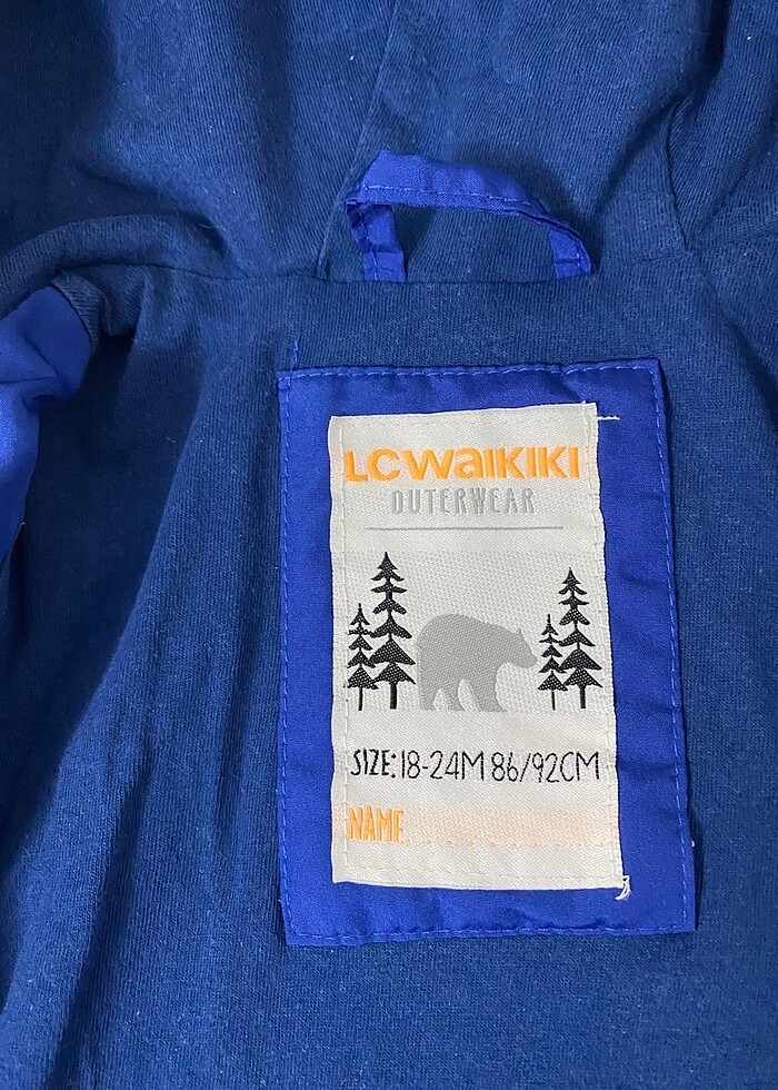 LC waikiki 18-24 ay astarlı yağmurluk - Görsel 3