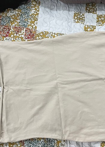 H&M Bej Bohem Midi Straplez Kadın Elbise