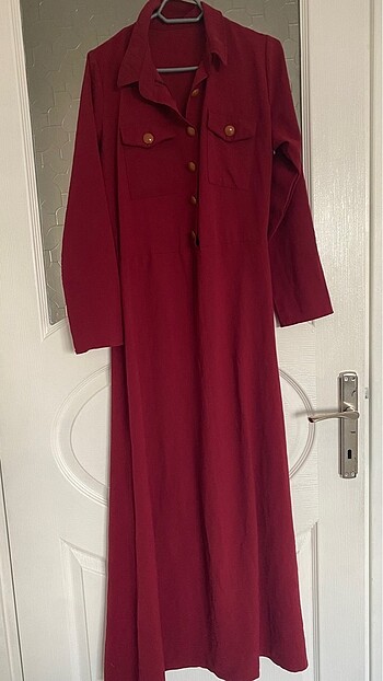 Bordo elbise