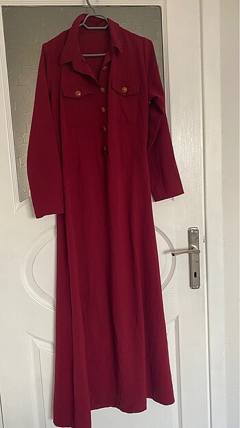 38 Beden Bordo elbise