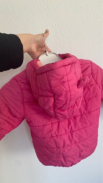 4 Yaş Beden pembe Renk E bebek mont