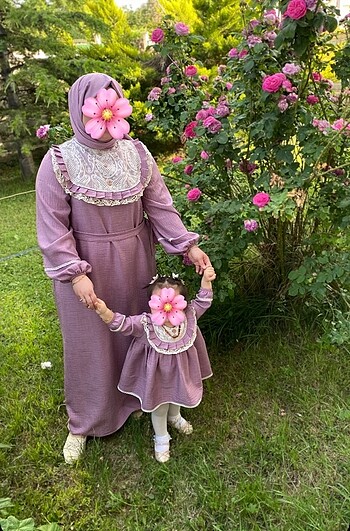 Anne kız elbise