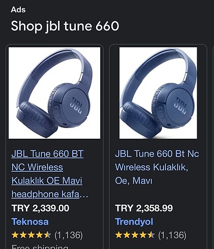 Jbl tune 660