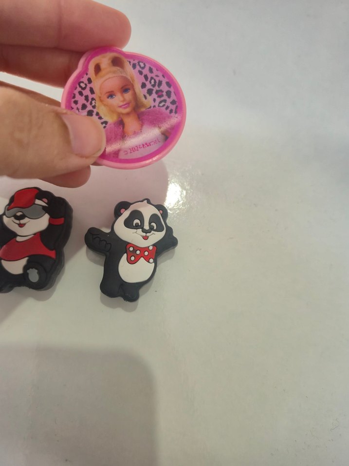 Renkli Panda ve Barbie Temalı Kalem Ucu Süsü - Görsel 5