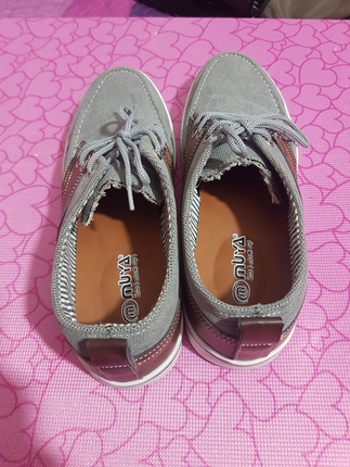 42 Beden gri Renk Bağcıklı Erkek Ayakkabısı 