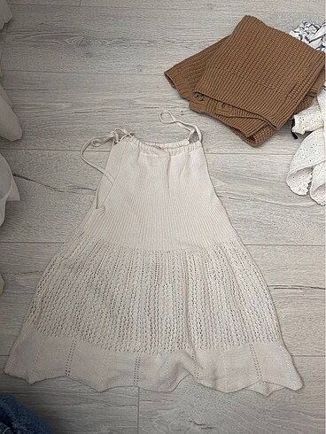 H&M Transparan boynu ayarlanır bluz