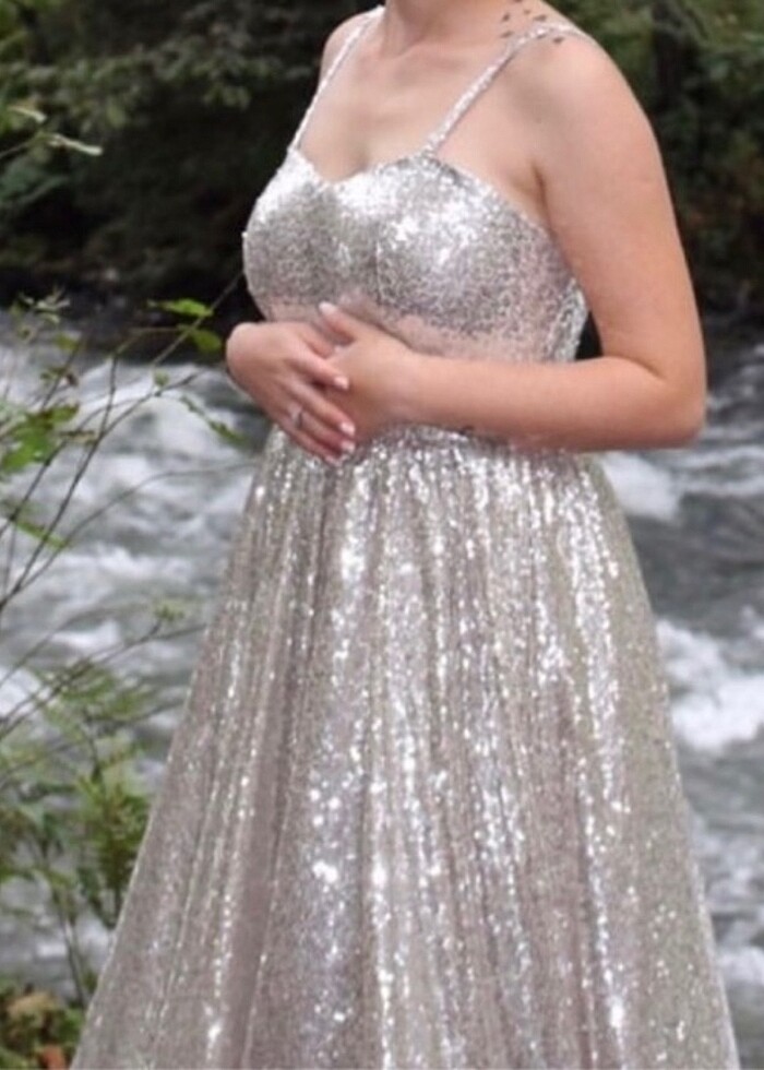 Nişan söz midi elbise abiye - Görsel 2