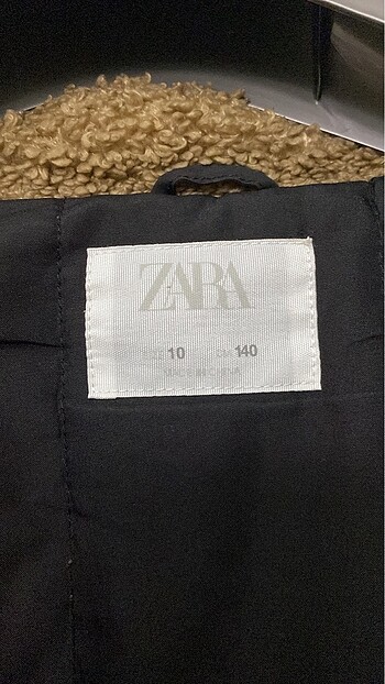 10 Yaş Beden Zara Teddy Mont