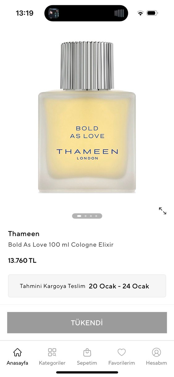 Thameen Bold As Love Cologne Elixir Parfüm - Görsel 3