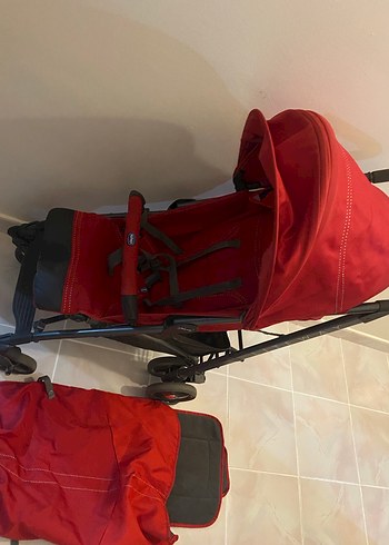 Chicco lite way Kırmızı Bebek Arabası - Görsel 2