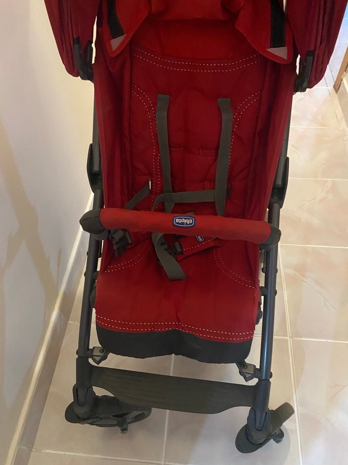 Chicco lite way Kırmızı Bebek Arabası - Görsel 5