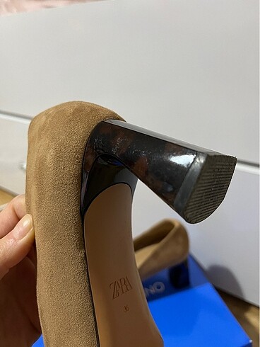 Zara blok topuklu ayakkabı zara