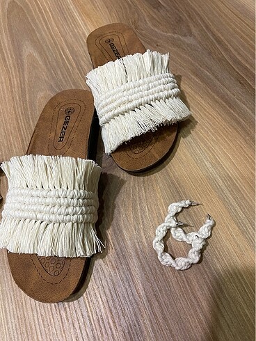 Diğer MAKROME TERLİK-KÜPE SET