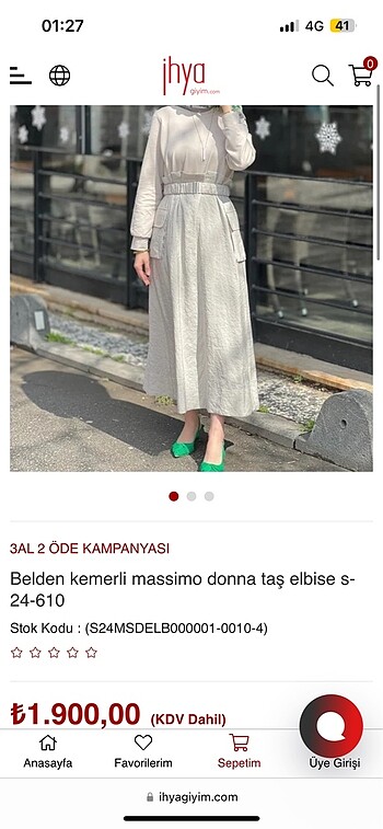 massimo donna elbise 1 numaea beden