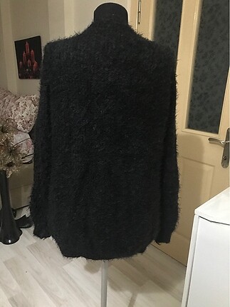 l Beden Tüylü ceket hırka