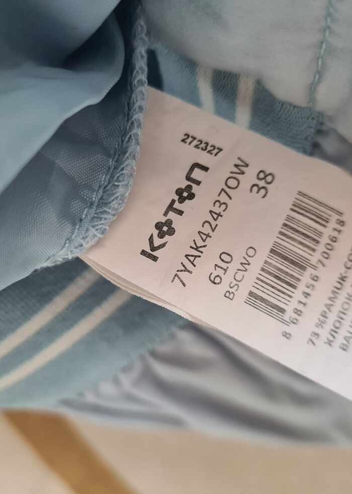 Koton keten pantolon  - Görsel 3