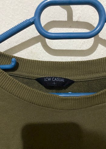 l Beden haki Renk Haki Renk Rahat Kesim Kadın Sweatshirt