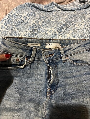 Bershka Orta bel jean