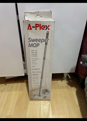 A-Plex Gri Süpürge ve Mop