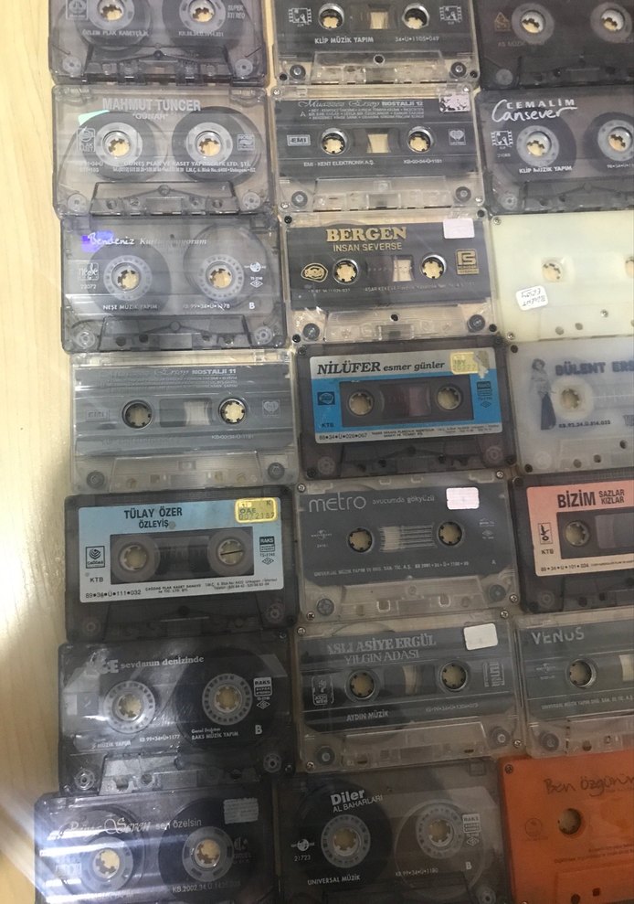 Karışık Koleksiyon 58 adet Kaset Bant - Görsel 3