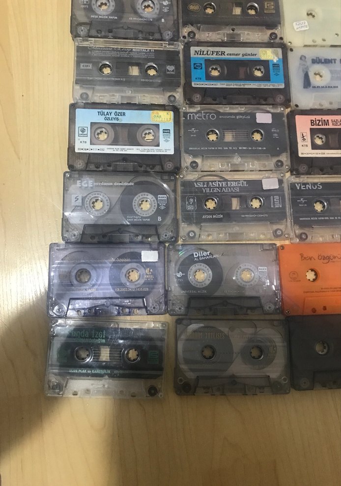 Karışık Koleksiyon 58 adet Kaset Bant - Görsel 2