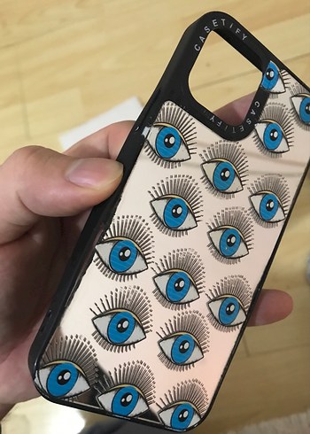 Boncuklu Mavi Sokak Tarzı Telefon Kılıfı - Görsel 2