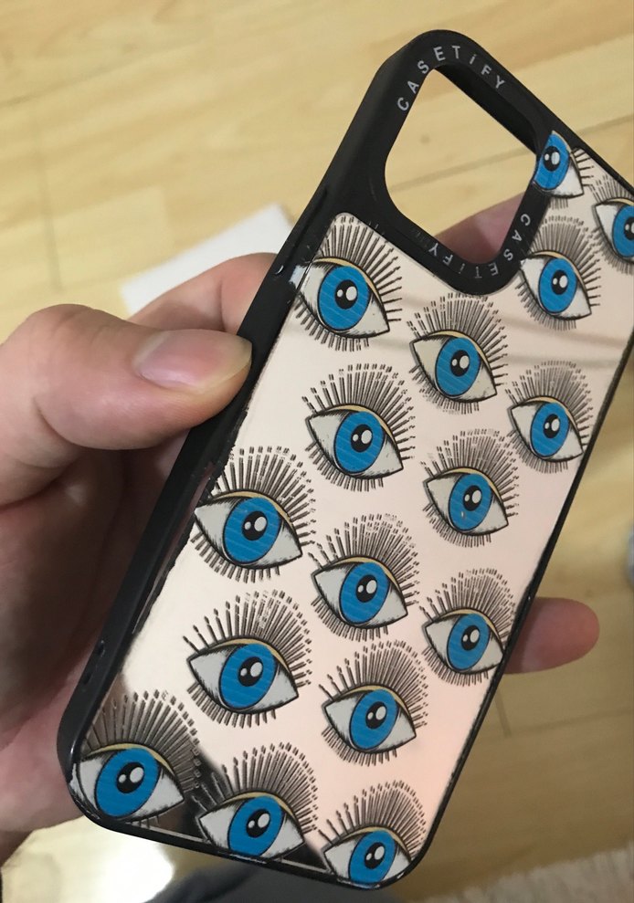 Boncuklu Mavi Sokak Tarzı Telefon Kılıfı - Görsel 2