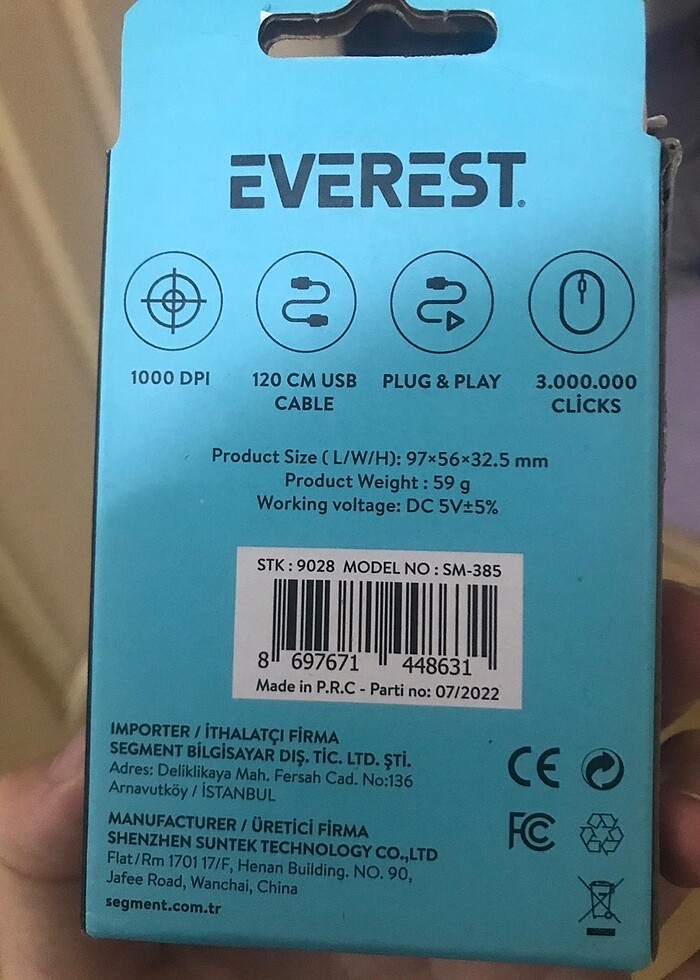 Everest mouse - Görsel 2