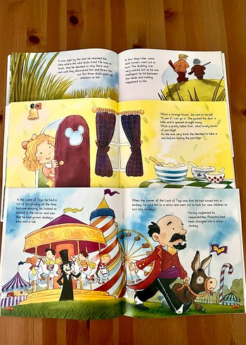 Pinocchio, Goldilocks ve The Ugly Duckling 3 adet kitap - Görsel 6