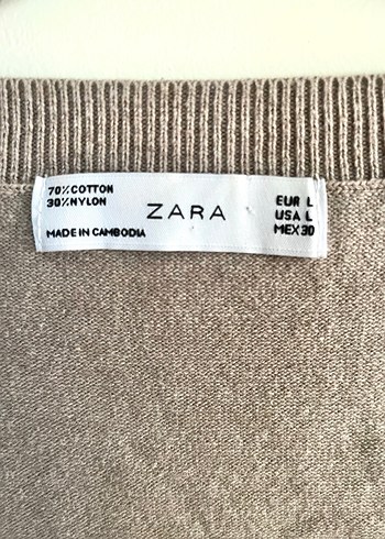 Zara pamuklu triko - Görsel 3