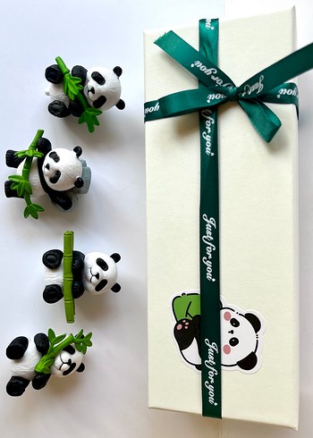 Panda magnet kutulu hediye seti - Görsel 4