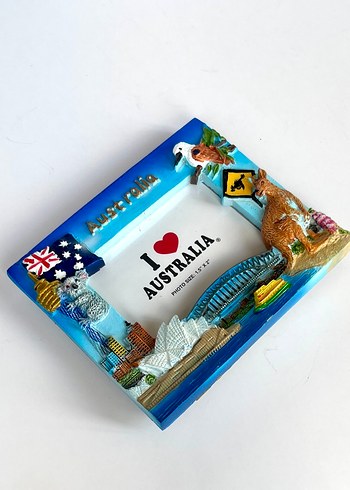 Avustralya çerçeve magnet ve açacak anahtarlık - Görsel 6