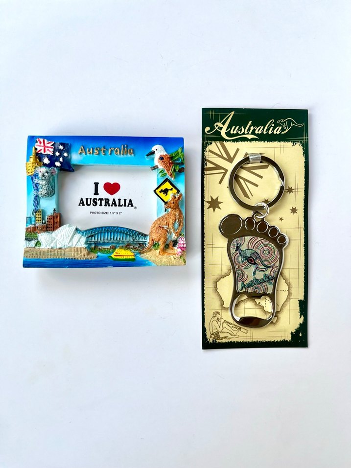 Avustralya çerçeve magnet ve açacak anahtarlık - Görsel 3