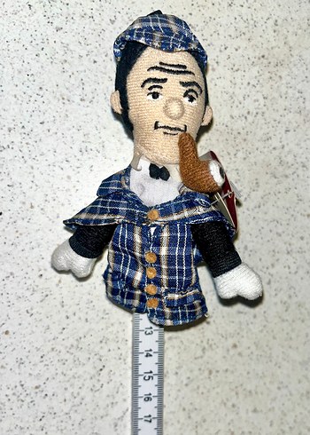 Sherlock Holmes parmak kukla magnet - Görsel 8