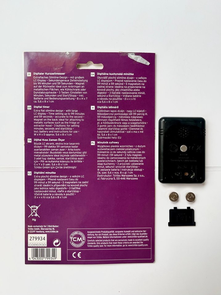 Tchibo dijital zamanlayıcı magnet - Görsel 2