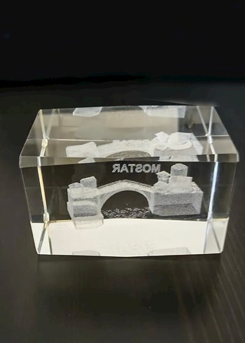 Mostar Köprüsü 3D biblo kağıt ağırlığı - Görsel 3