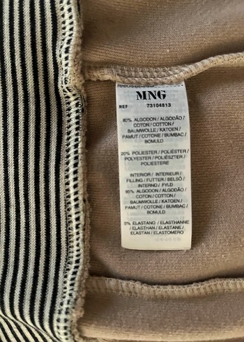 Mango fermuarlı bej sweatshirt - Görsel 7