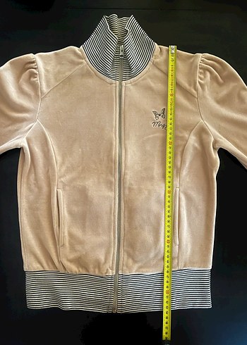 Mango fermuarlı bej sweatshirt - Görsel 11