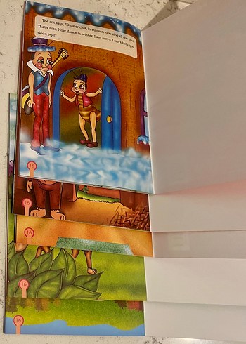 La Fontaine'in Masalları İngilizce çocuk kitapları seti - Görsel 10