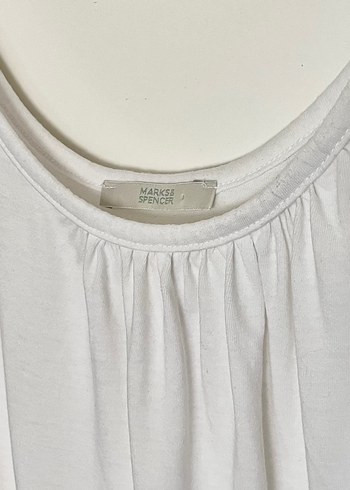 m Beden M&S yüzdeyüz pamuk askılı elbise