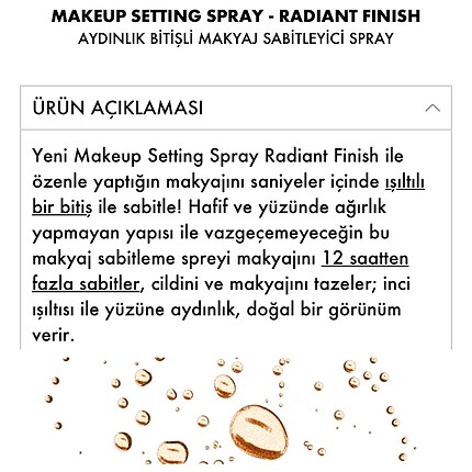  Beden Nyx Radiant Finish Setting Spray 50ml