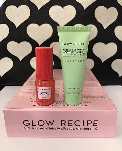 Glow Recipe Serum ve Cleanser