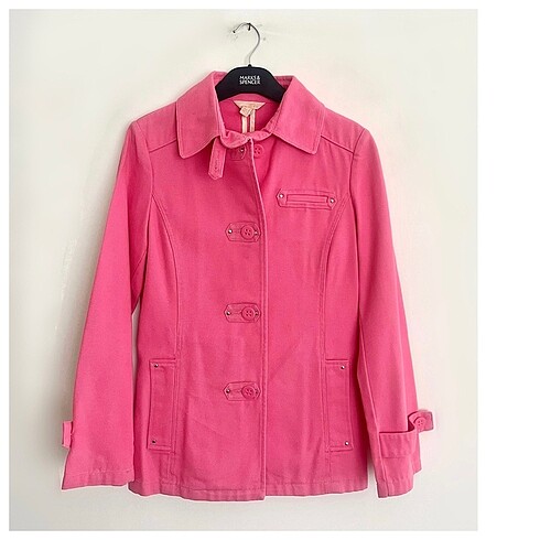 Mango pembe ceket