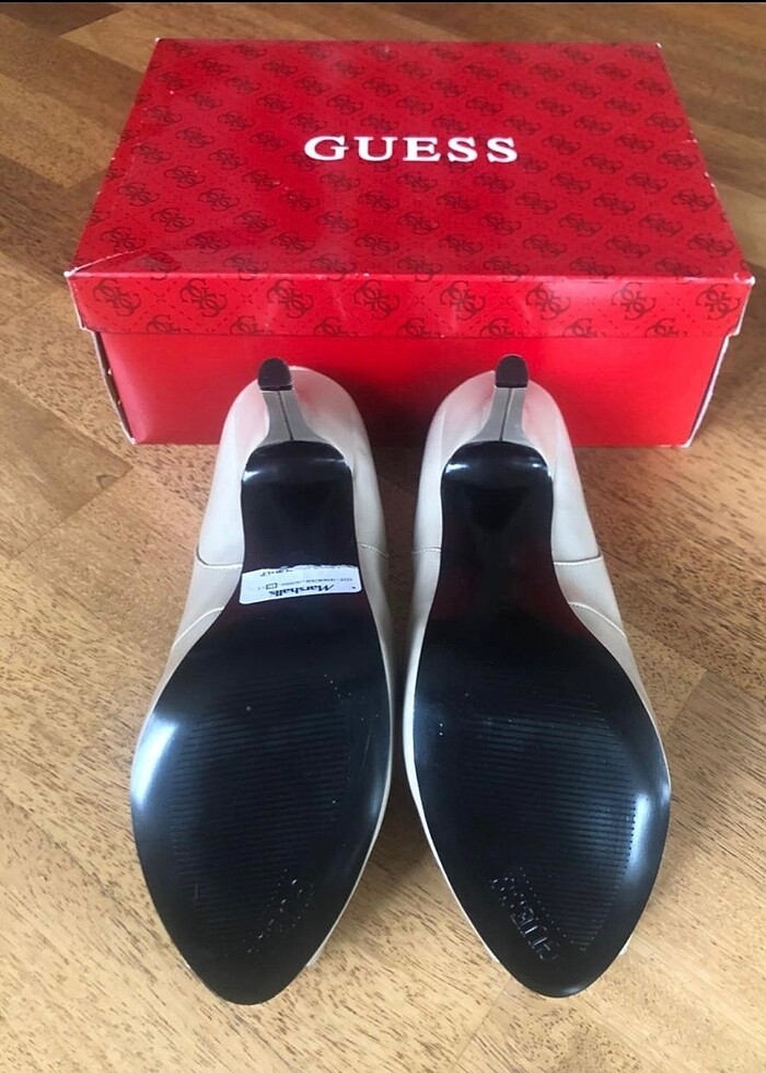 Guess burnu açık platform topuklu - Görsel 2