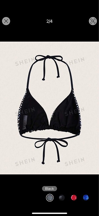 xl Beden Yansımalı bikini üstü