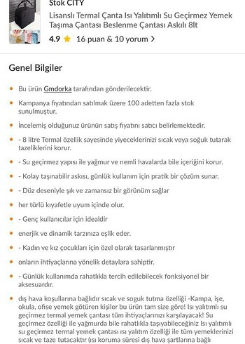 Beden Desenli ısı yalıtımlı beslenme çantası