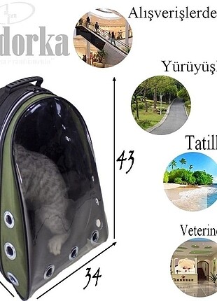 Silver kedi taşıma çantası 