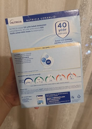 Diğer Aptamil nutricia 0-6 ay mama